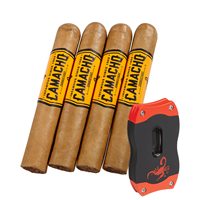 Camacho CT Robusto and Cutter  Pack of 4/Cutter Combo
