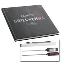 Camacho Grill & Chill Cookbook & Thermometer  Cigar Accessory Sampler