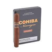 Cohiba Nicaragua Pequenos Petite Corona Single Tin (Cigarillos) (4.2"x36) Pack of 6