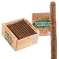 Dominican Box Pressed Grande Natural Cigarillo Pack Size 50 (Cigarillos) (5.0"x30) Box of 50