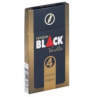 Djarum Black Filtred Cigarillo Natural Filtered Cigarillo Vanilla  SAMPLER (16)