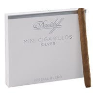 Davidoff Small Cigars Davidoff Mini Cig Silver Sumatra Mini Cigarillo Pack