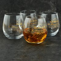 Gurkha Whisky Glass Set  Set of 4