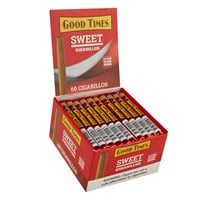 Good Times Sweet Natural Mini Cigarillo (Cigarillos) (4.2"x27) Box of 60