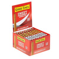 Good Times Sweet Natural Mini Cigarillo (Cigarillos) (4.2"x27) Box of 60