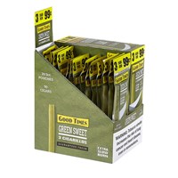 Good Times Mini Cigarillo Green Sweet (Cigarillos) (4.2"x27) BOX (90)