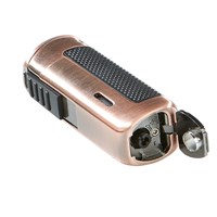 Lotus CEO Triple Flame Lighter Copper  Brushed Copper