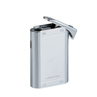 Monte Carlo Torch Flame Lighter Silver