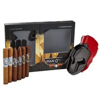 Man O' War Gift Box & Ashtray Cigar Samplers