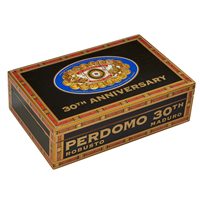 Perdomo 30th Anniversary Box-Pressed Maduro (Robusto) (5.0"x54) Box of 30