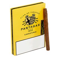 Partagas Miniatures Cameroon (Cigarillos) (3.7"x24) Pack of 8