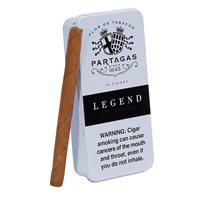 Partagas Legend Mini Cigarillos Broadleaf Maduro (4.0"x24) PACK (10)