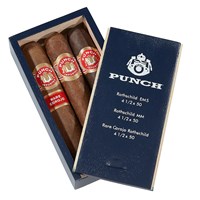 Punch Rothschild 3 Cigar Collection  3 Cigars