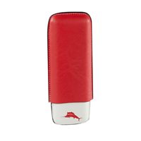 Tommy Bahama Regatta Collection Leather Cigar Case  2-Capacity
