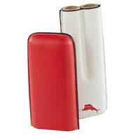 Tommy Bahama Regatta Collection Leather Cigar Case  2-Capacity