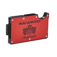 Macanudo Rfid Aluminum Front Pocket  Macanudo Red
