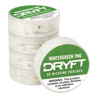 Dryft Nicotine Pouch Wintergreen 7mg Cigars