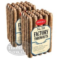 Factory Throwouts No. 59 Sun Grown Lonsdale Sweet 2-Fer Cigars