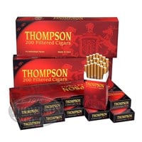Thompson Filtered Cigars Hard Pack 5-Fer Natural Filtered Smooth