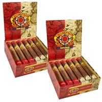 Thompson Explorer Flavors Gordito Habano Cherry/Vanilla Tubos 2-Fer  24 Cigars