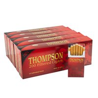 Thompson Filtered Cigars Hard Pack 5-Fer Natural Cherry (3.5"x18) PACK 1000