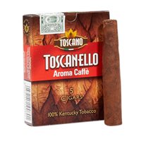 Toscanello Cheroots Caffe (Cigarillos) (3.0"x38) Pack of 5