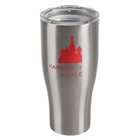 Hammer And Sickle Stainless Steel With Red Logo Tumbler  Hammer & Sickle