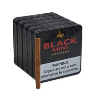 Villiger Mini Cigarillos Black Sumatra Unfiltered (3.1"x21) Pack of 100