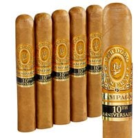 Perdomo Reserve 10th Anniversary Champagne Connecticut (Robusto) (5.0"x54) PACK 5