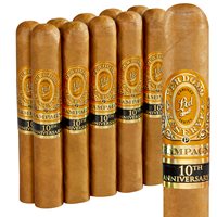 Perdomo Reserve 10th Anniversary Champagne Connecticut (Robusto) (5.0"x54) PACK 10