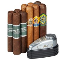 CAO 10-Cigar Sampler and Lighter  10 Cigars