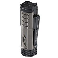 Xikar Tactical Lighter Single Flame Black and Gunmetal