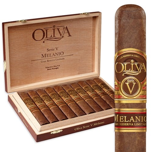Oliva Serie V Melanio Petite Corona Sumatra (4.5"x46) Box of 10