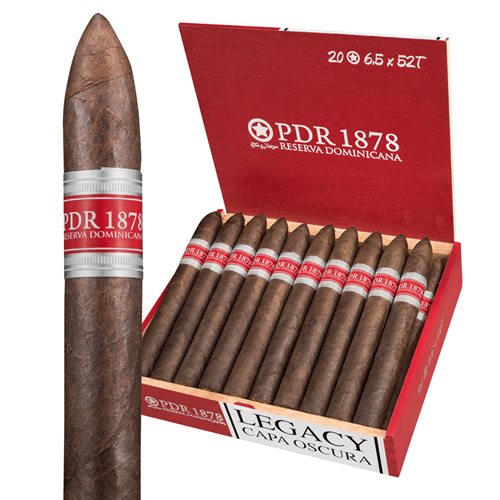 PDR 1878 Legacy Torpedo Oscuro (6.5"x52) Box of 20