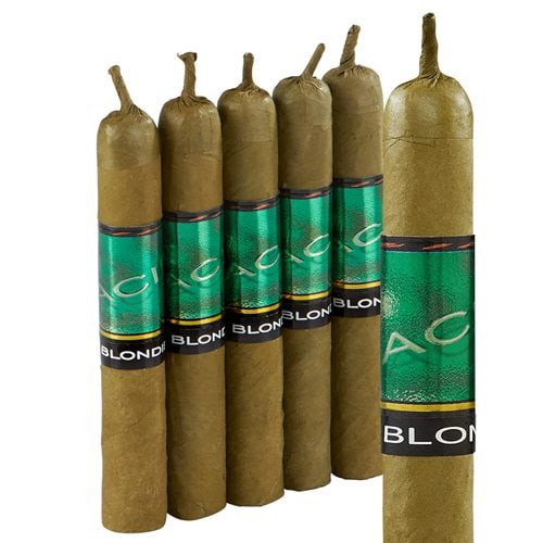 ACID Cigars by Drew Estate Blondie Green Panatela Candela (Petite Corona) (4.0"x38) Pack of 5
