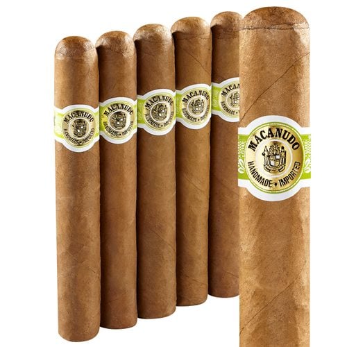 Macanudo Cafe Hyde Park Robusto Connecticut (5.5"x49) Pack of 5