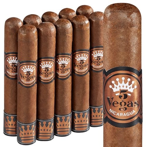 5 Vegas Nicaragua Robusto Pack of 10 Cigars