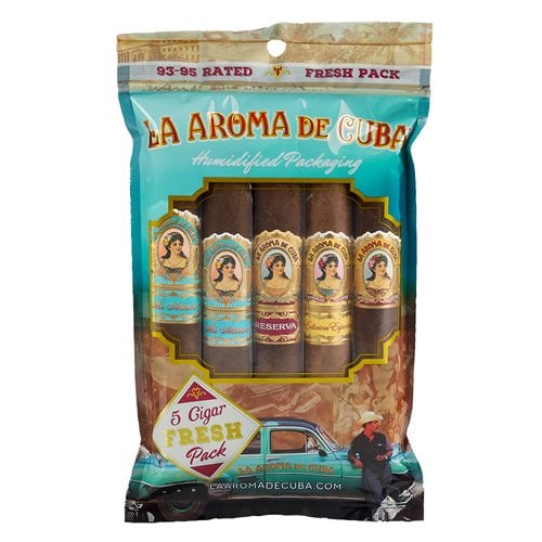 La Aroma de Cuba Fresh Packs  Fresh Pack of 5 Cigars