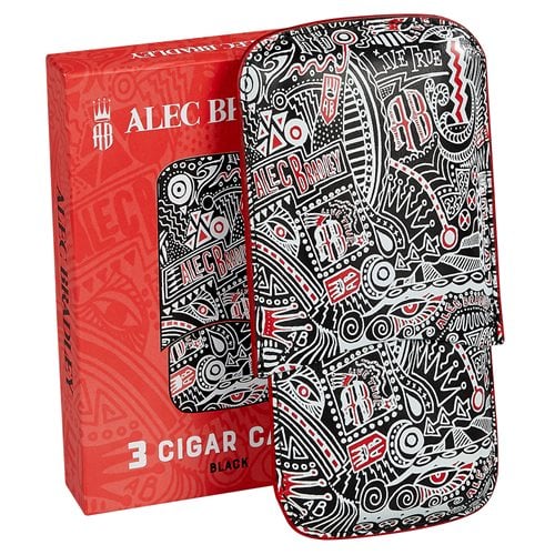 Alec Bradley Leather Cigar Case  3-Finger