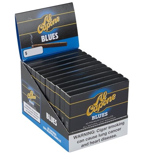 Al Capone Cigarillos Natural Blues (3.5"x20) Pack of 100
