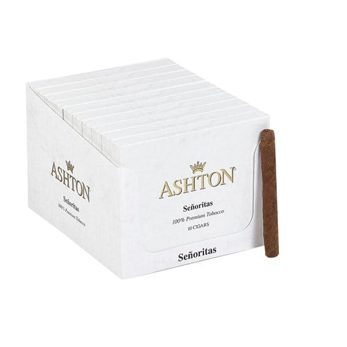 Ashton Connecticut Series Senoritas Cigarillo (Cigarillos) (3.7"x30) Pack of 100