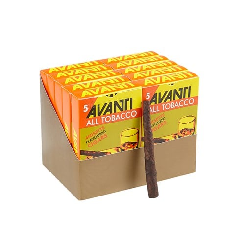 Avanti - Anisette/Cordial (Cigarillos) (4.5"x34) Pack of 5