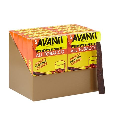 Avanti Cigarillos - Anisette (4.5"x34) Pack of 30