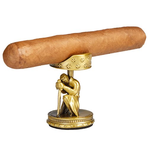 Ave Maria Cigar Rest  Antique Brass