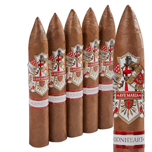 Ave Maria Lionheart Bishop (Belicoso) (5.7"x56) Pack of 5
