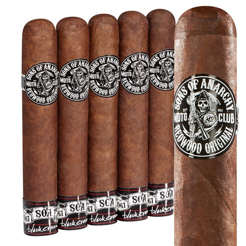 Sons Of Anarchy By Black Crown Robusto Sumatra (5.0"x54) PACK (5)
