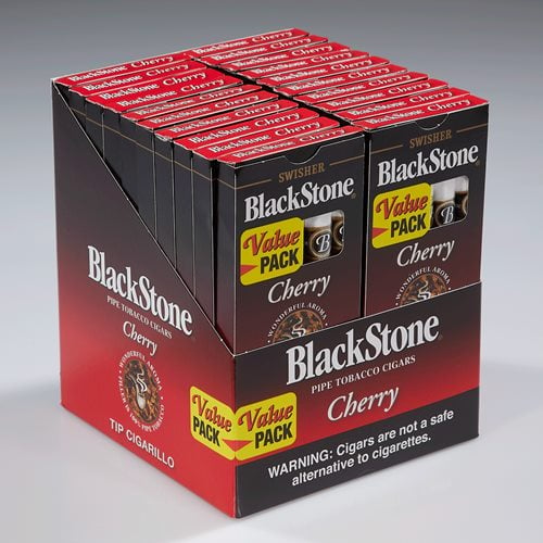 Blackstone Tip Natural Cigarillo Cherry (Cigarillos) (5.0"x28) Pack of 100