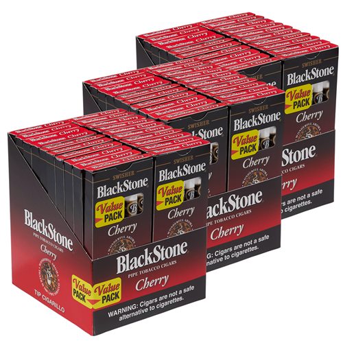 Blackstone Tip Natural Cigarillo Cherry 3-Fer (Cigarillos) (5.0"x28) PACK (300)