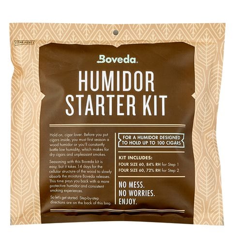 Boveda Humidor Starter Kit 100 Count 