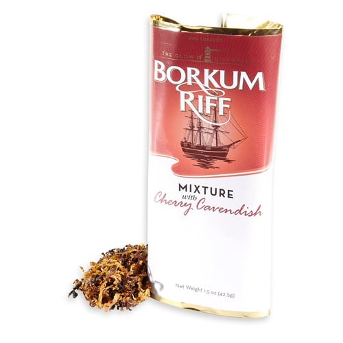 Borkum Riff Cherry Cavendish Pipe Tobacco 7.5oz Cigars